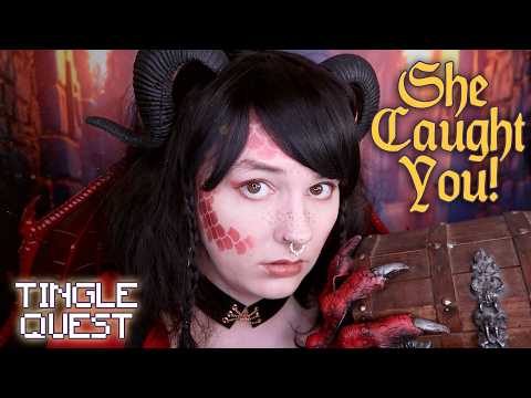 ASMR Dragon Girl Caught You! Can You Survive Her 4 Cursed Gems? Tons of Layered Sounds, Deep Voice