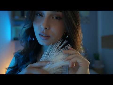 ASMR Reassuring You Before Sleep [Face Touching, Mhm, It's okay, Good..] REIKI ASMR
