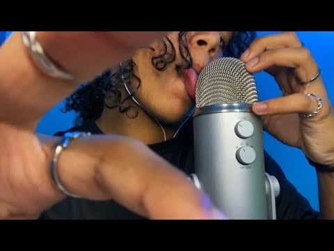ASMR Mouth Sounds Fast and Aggressive 💥, Inaudible Whispers, hand sounds, Spit Painting FOR SLEEP