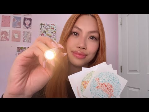 ASMR - Eye Exam Testing you for Colorblindness