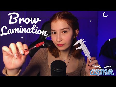 ASMR | FAZENDO A SUA BROW LAMINATION !!