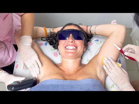 ASMR: Hair Removal Japanese IPL Laser and Shave!