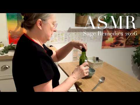 ASMR Relaxing Remedies with Sage (Unintentional ASMR, Real person ASMR)