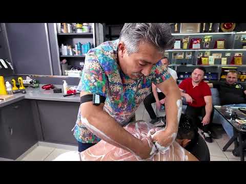 MASSAGE AND TURKISH BARBER CARE FOR MY CELEBRITY FOLLOWER. ASMR FOR DEPRESSION @bulentmertt