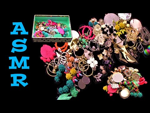 ASMR: Sorting earring (Rummaging, Tapping, Clinking, No talking)