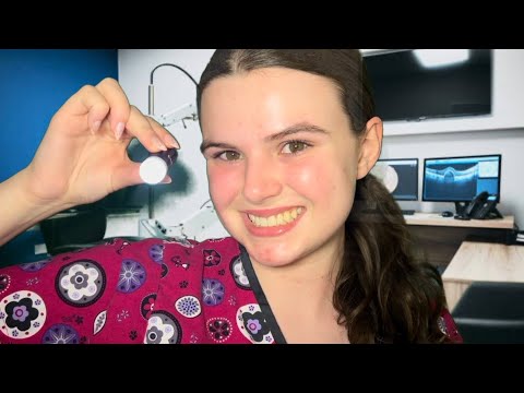 ASMR professional eye exam roleplay!! 🩺🩺👀👀
