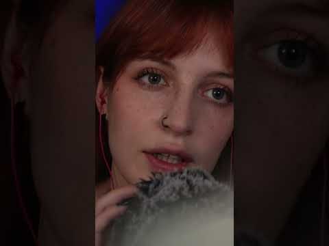 ASMR Brushing your face until sleep #asmr #visualtingle #asmrforsleep #triggersforsleep