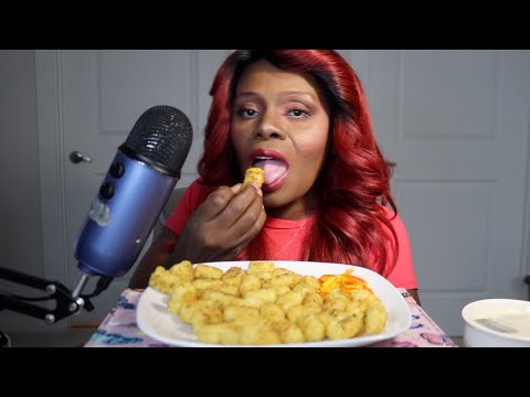 POTATO TOTS ASMR EATING SOUNDS