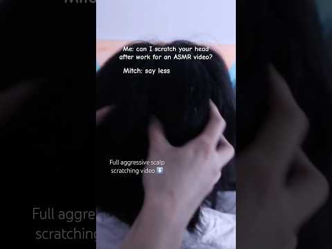 Fast Aggressive Scalp Scratching Head Massage 💆‍♂️