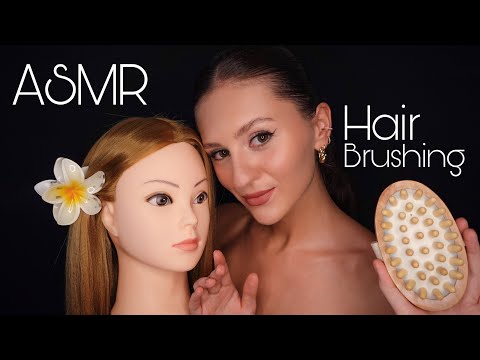 ASMR Hair Brushing, Hair Play & Soft Whispers 🥰