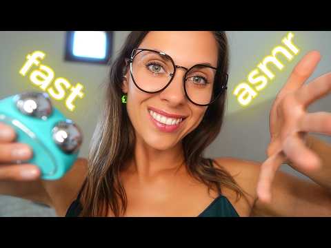 ASMR Fast & Aggressive FACE Massage and oil massage for 100 %  tingles #asmr #fastasmr
