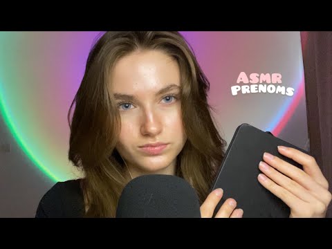 ASMR | Je chuchote vos prénom