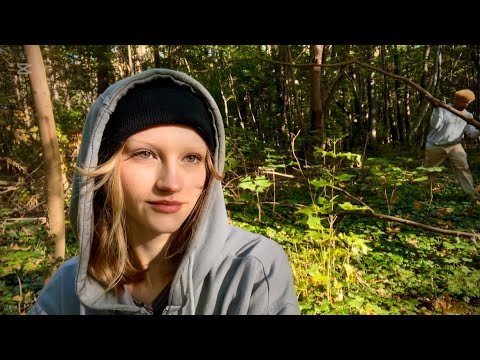 ASMR doodling in the forest 