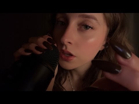 ASMR intense inaudible/semi-audible trigger words (cupped whispers with LOTS of mouth sounds)