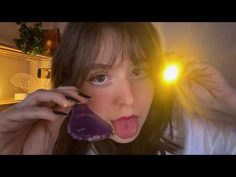 ASMR exame dos nervos cranianos de rotina