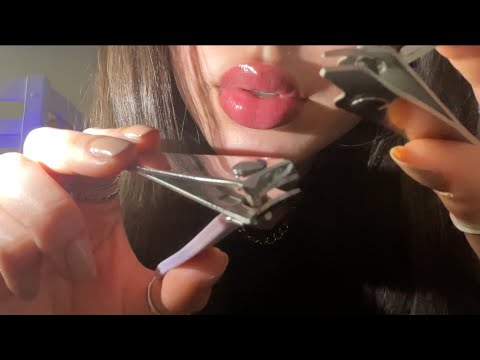 ASMR doing your nails in 10 minutes | aggressive camera touching