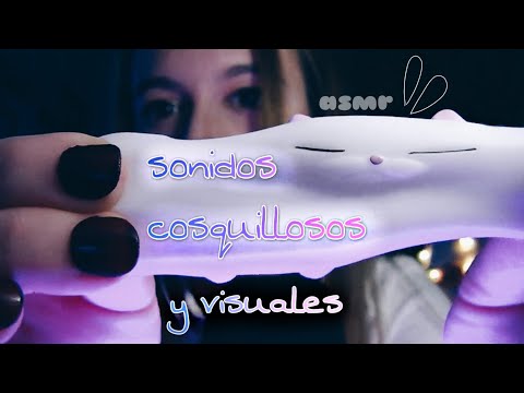 💤 ASMR || Sonidos cosquillosos + ASMR visual || Para dormir profundamente 💤