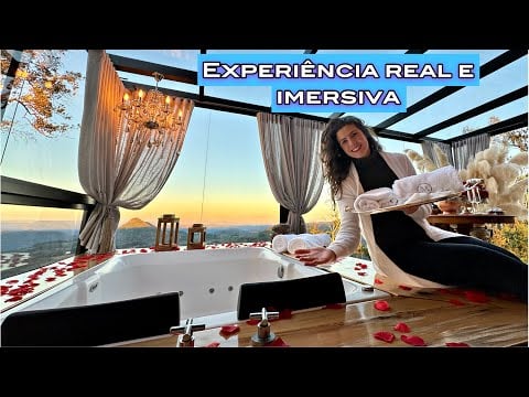 ASMR | SPA EM UMA CABANA PARADISÍACA ! (Hidromassagem,lareira,massagem capilar e corporal)