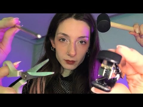 ASMR Face Surgery - Whispering & Cam Touching