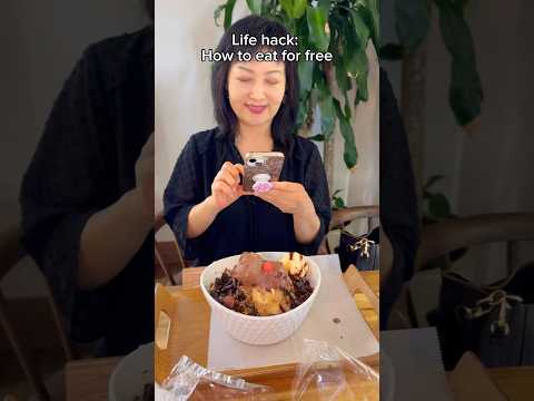 Life hack: how to eat for free… #food #dessert #lifehacks
