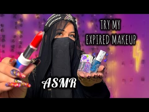 💄Relaxing expired makeup application   with lots of rambling ASMR  #triggersforsleep 