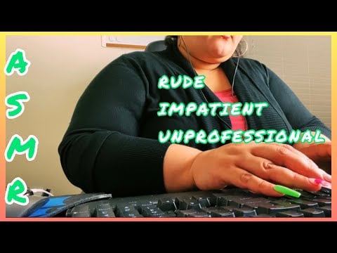 ASMR | Ghetto Claims Adjuster Rudely Takes Your Phone Call | Role-play