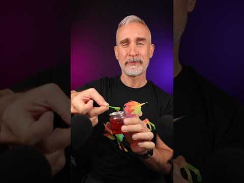 Trying Sour Cherry Slime and Dipping Dots popping candy for the first time. #asmr #asmrcandy