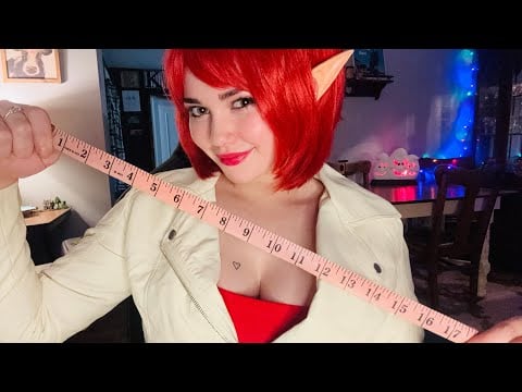 ASMR Measuring Your Ears For Your Halloween Costume 