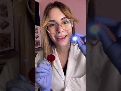 ASMR Eye Exam but EVERYTHING'S WRONG #shorts medical exam doctor Roleplay Orbital Examination