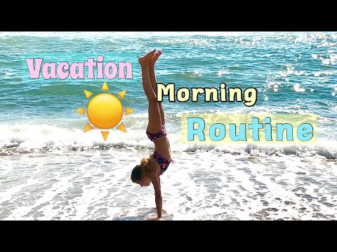 Beach MORNING ROUTINE🏝☀️