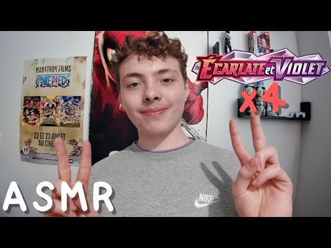 ASMR FR: 4 Boosters Ecarlate et Violet