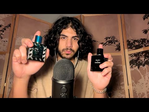 ASMR Fragrance Boutique Roleplay (tapping, scratching + lid sounds)