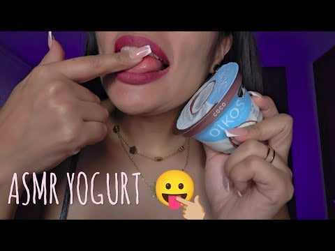 ASMR YOGURT  | SONIDOS CREMOSOS Y RELAJATES #asmrsounds 