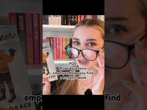 POV: Rude bookstore employee helps you find a romance book ASMR 📚