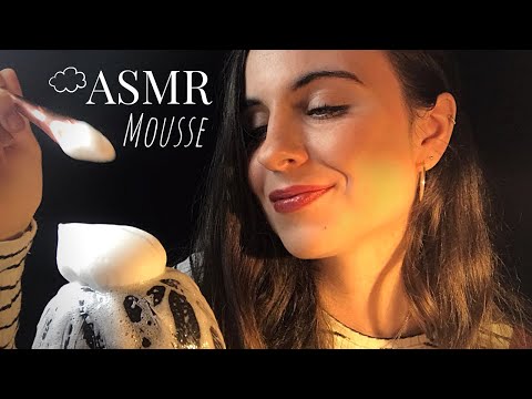 ASMR FRANCAIS 🌙 - De la mousse et des crépitements au creux de tes oreilles 😴☁️