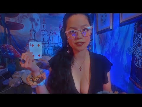 ASMR~ Dreamy Night Nurse | Anxiety + Focus Card Game