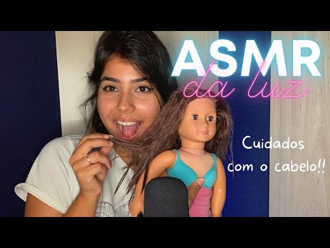 ASMR CUIDANDO DO SEU CABELO | sem fala | lavagem, hidratação e pentear!!