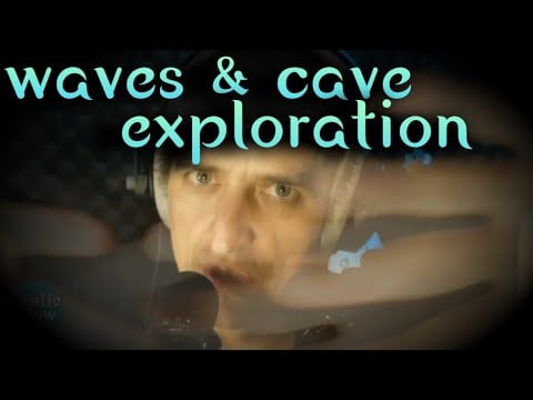 Waves and Caves Experimental #ASMR #SleepAid and Sleep Sounds
