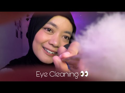 ASMR Eye Cleaning — Visual Triggers For Sleep 👀🧹