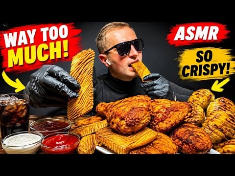 I Ate WAY TOO MUCH CRISPY FOOD! 🤯🔥 | ASMR Eating