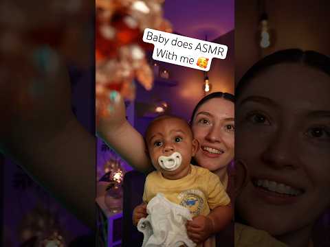Christian ASMR with my baby 🤗 #crinkles #babies #bibleasmr