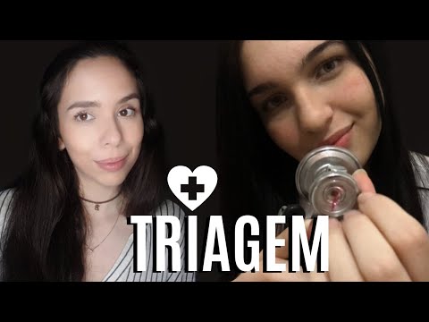 ASMR *ENFERMEIRA GENTIL E PACIENTE AGITADA REALIZANDO UMA TRIAGEM* collab. @Aninha ASMR (ROLEPLAY)