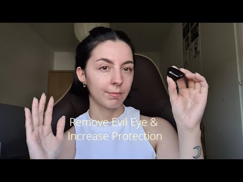 AMSR Reiki for removing Evil Eye & Increasing Protection ｜Soft spoken, cord cutting/plucking