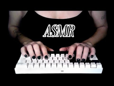 ASMR-SONS DE TECLADO #asmr #dormirserapido #arrepios #relax #sonsdeboca #tingles #rumo50k