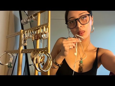 ASMR Jewelry & Close Lofi Whispers (Apple mic)🕯️