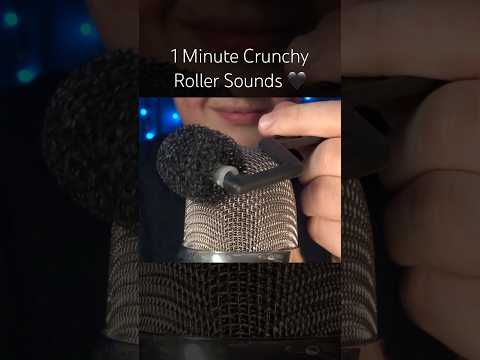 1 Minute Crunchy Roller 🖤🫶🏻 #asmr