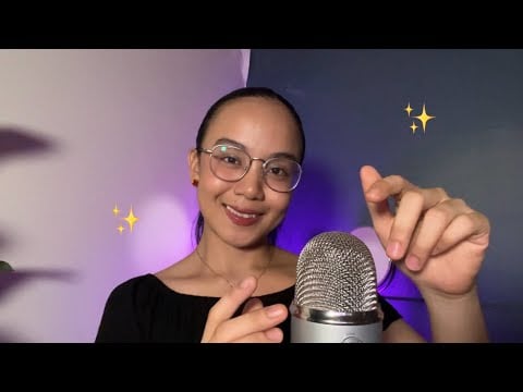 ASMR Dry Mic Rubbing & Gripping ✨