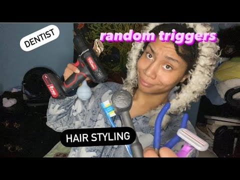 ASMR - Dentist, Hair Cut, Random Triggers, Gun Asmr