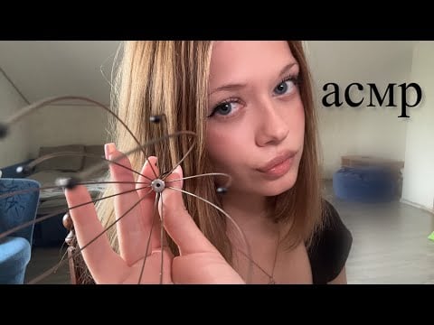 asmr ты уснешь 😴 от этого массажа головы 🤍 // триггеры с микрофоном