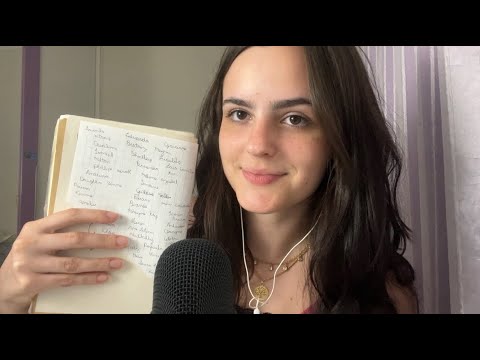 ASMR SUSSURRANDO NOME DOS INSCRITOS